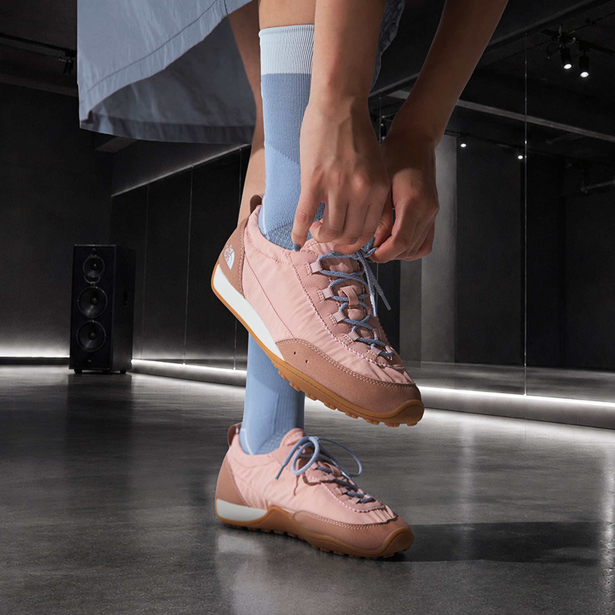 【Luxury】The North Facek  北臉新款 男女慢跑運動鞋 NS94S61M 白標 WHITE LABEL CLYFFE LOW SNEAKERS