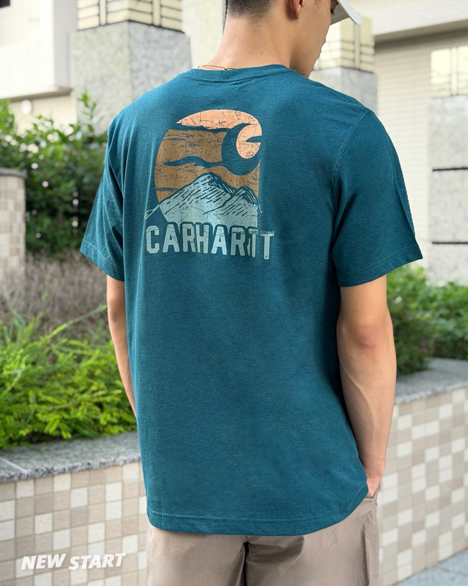 Carhartt 美版 背後大C山脈 短袖上衣 短T
