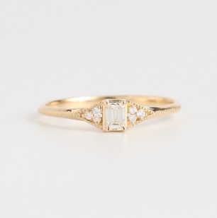 Baguette Dia Ring