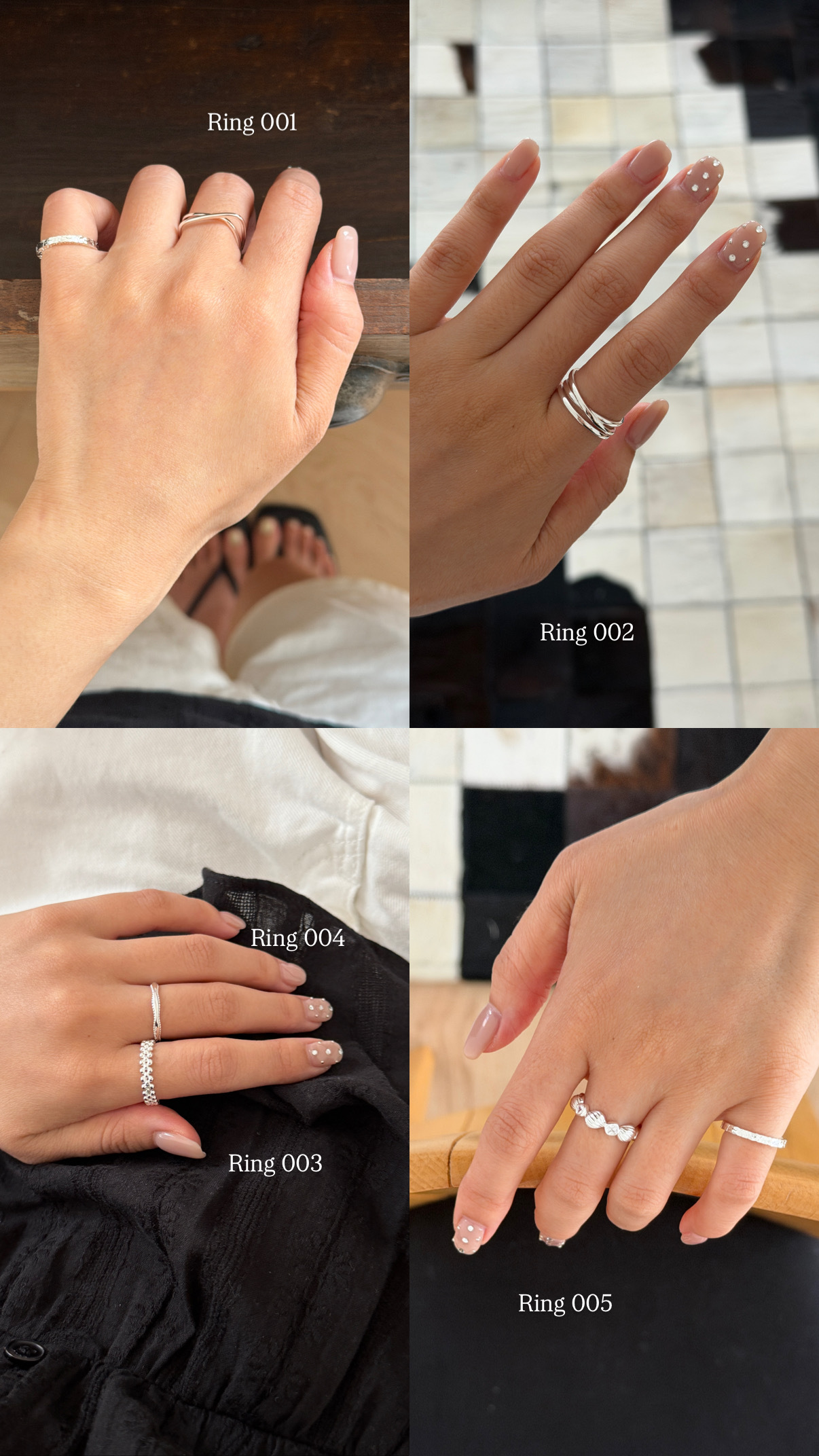 925SILVER RING001—007