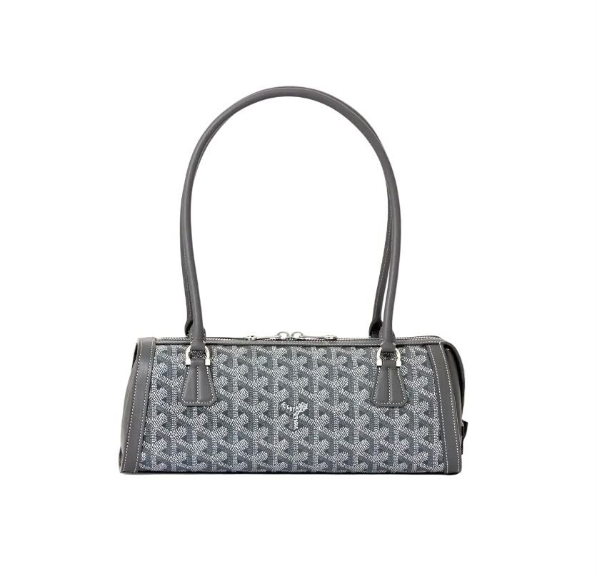 全新GOYARD法棍包,灰色塗層帆布, BONBONNIERE BAG, #BRAND NEW #香榭站正品