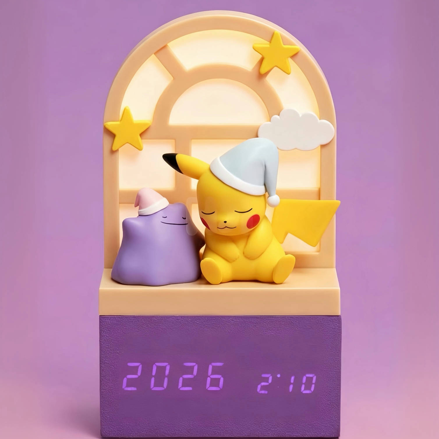<單個免運>韓國Hanildi 寶可夢Pokémon 睡眠夜燈電子時鐘 鬧鐘 睡夢系列