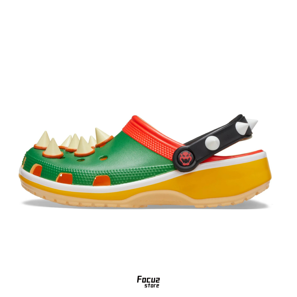 【Focus Store】預購 Ninetendo x Crocs Classic Clog "Bowser" 綠色 庫巴 任天堂聯名 212135-90H