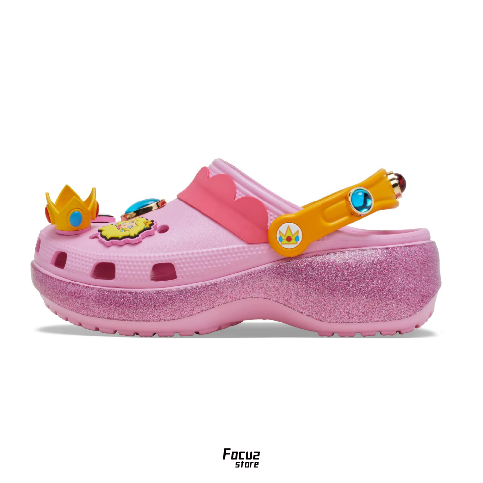 【Focus Store】預購 Ninetendo x Crocs Classic Clog "Princess Peach" 粉色 碧姬公主 任天堂聯名 212137-90H