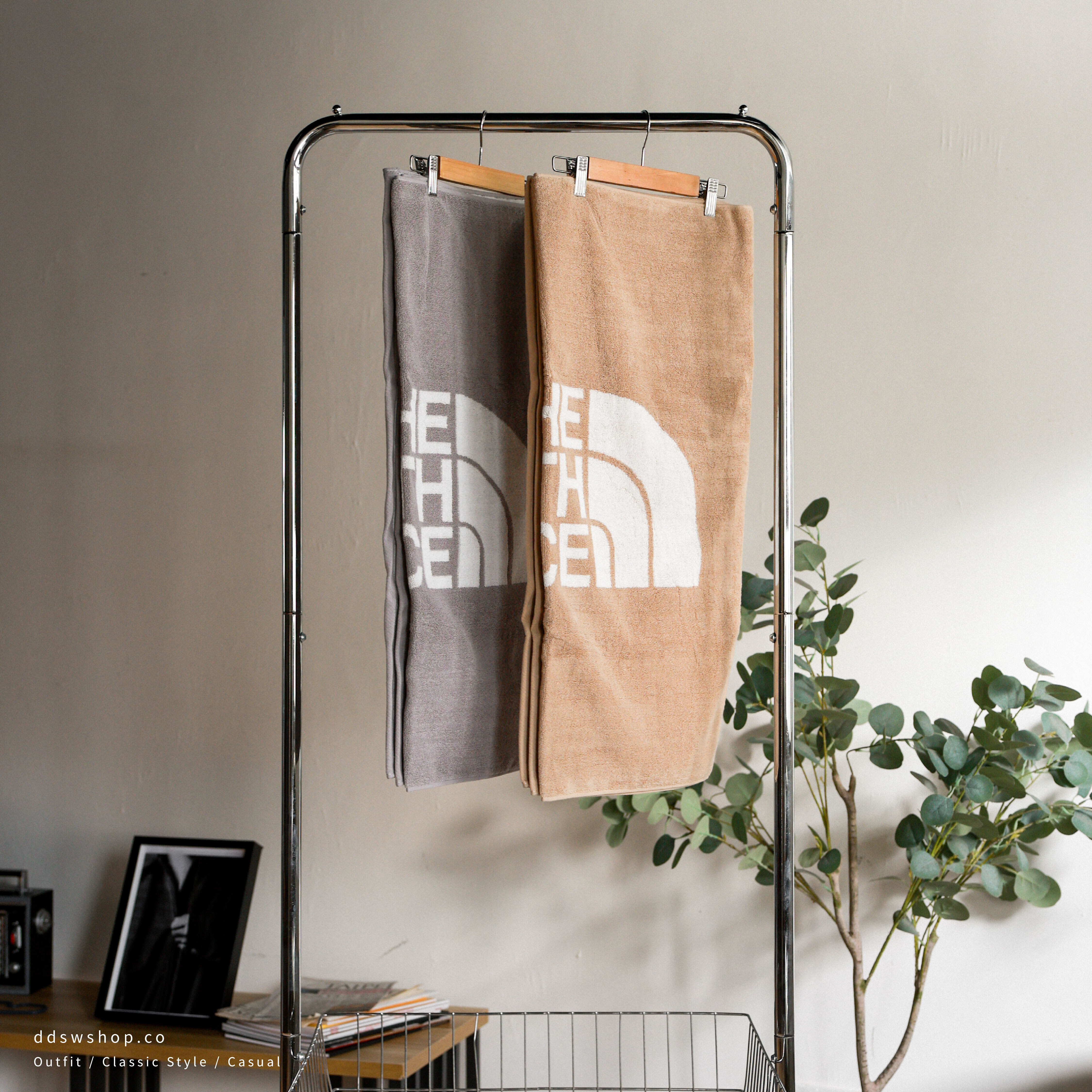 "現貨" The North Face 韓國限定 LOGO TOWEL 沙灘巾海灘巾 雙面浴巾