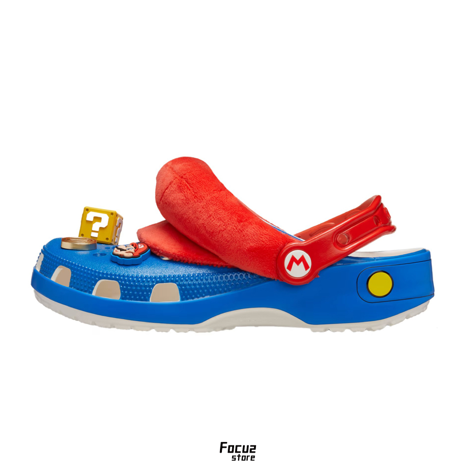 【Focus Store】預購 Ninetendo x Crocs Classic Clog "Mario" 藍紅色 馬力歐 任天堂聯名 212134-90H