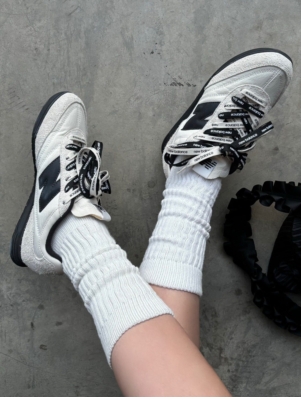 代購-New Balance  × niko and... NB RC42 聯名慢跑鞋 黑白雙鞋帶 休閒鞋 男女同款 URC42NAL