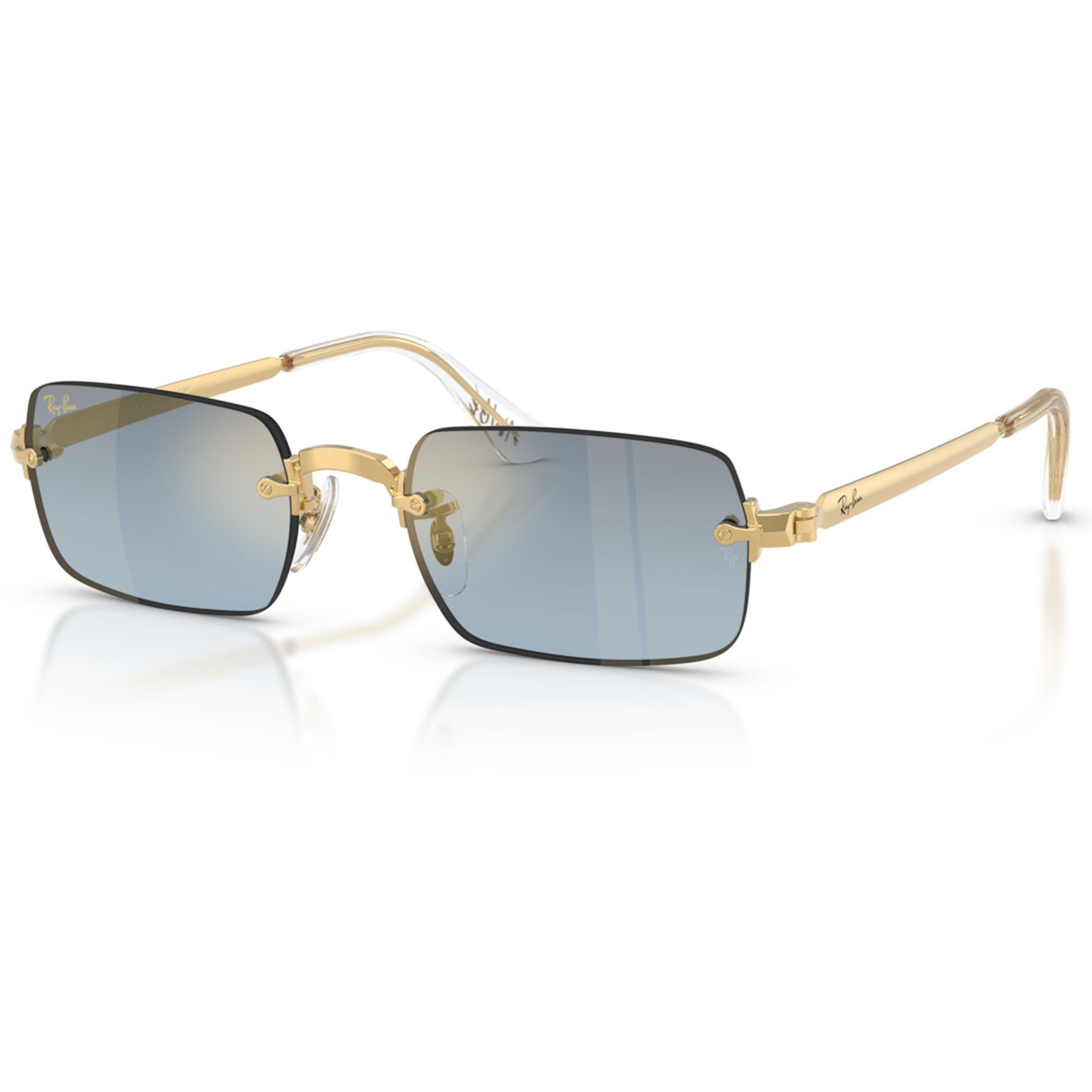 【RayBan】RB3928 001/S2-54mm 太陽眼鏡♦(芒金|藍色漸層深灰色)