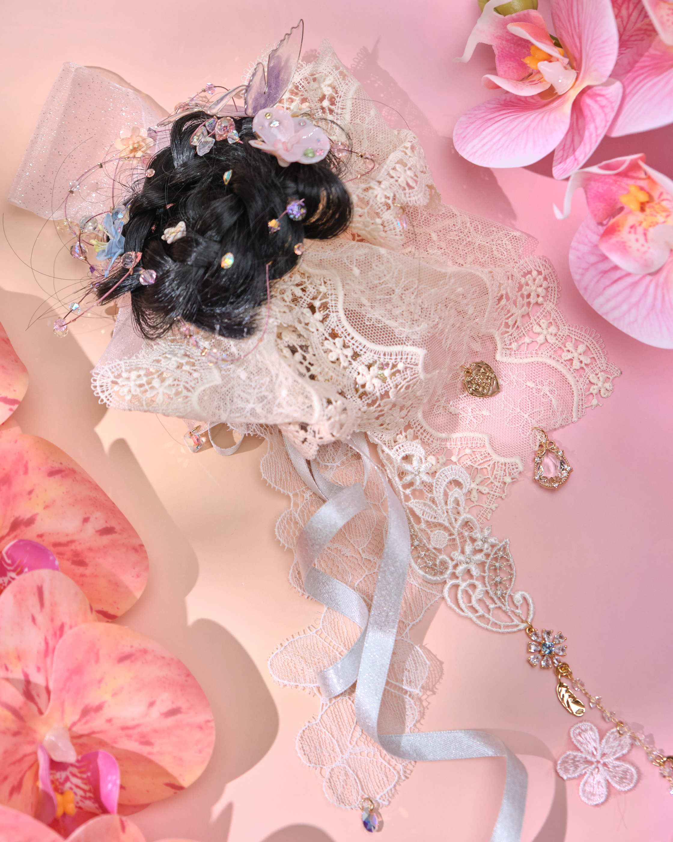Fluffy Night Dream Hair Bun Claw Clip