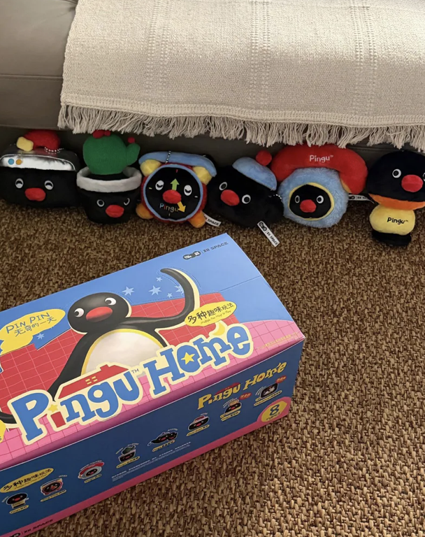 PINGU 企鵝家族 正版授權 家居日記系列 吊飾鑰匙圈 盲盒