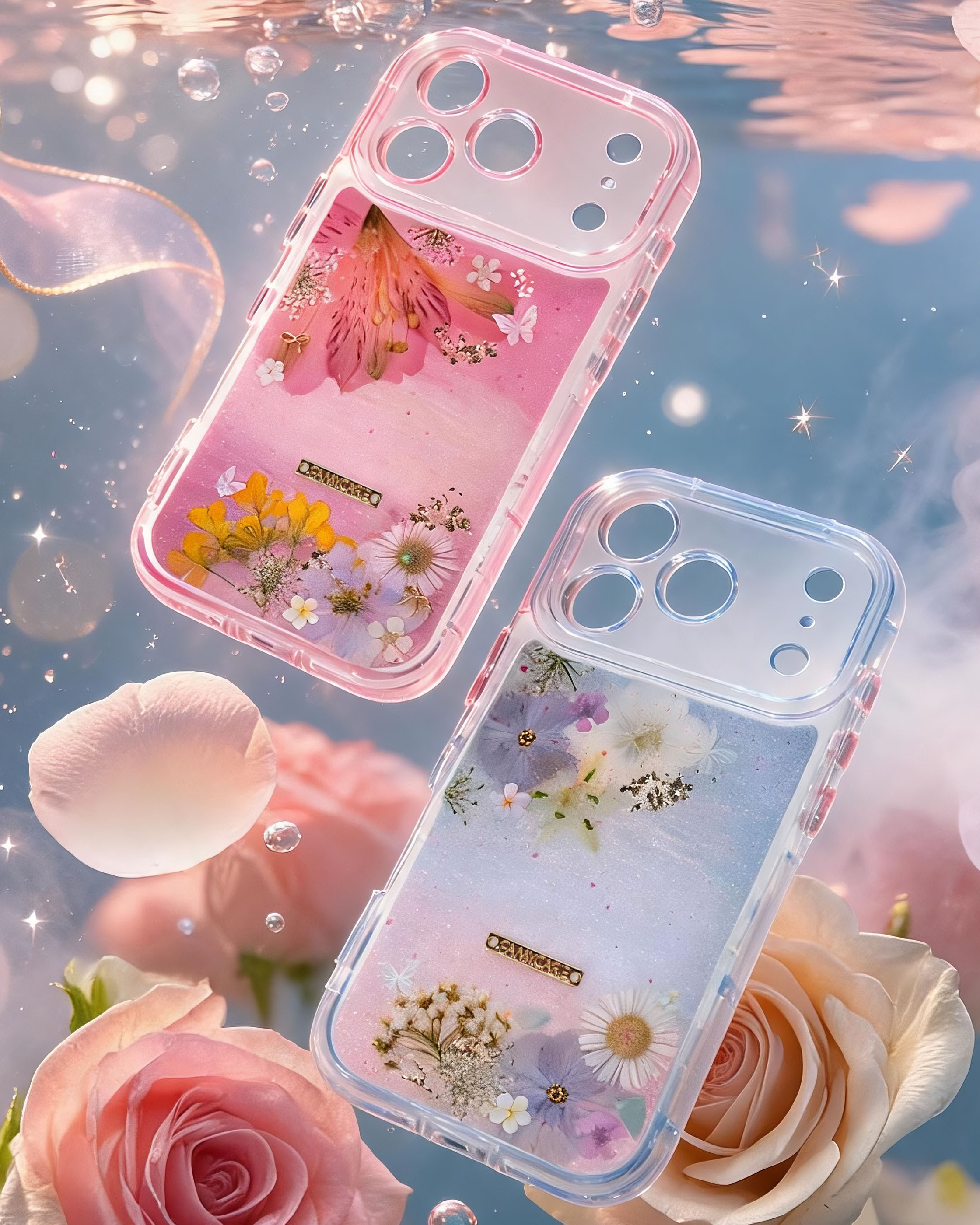 Dawn & Dusk Summer Pressed Flower Phone Case