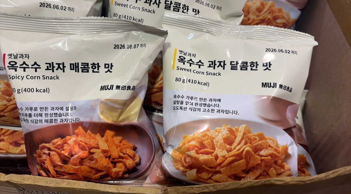 KR2 Muji粟米脆條