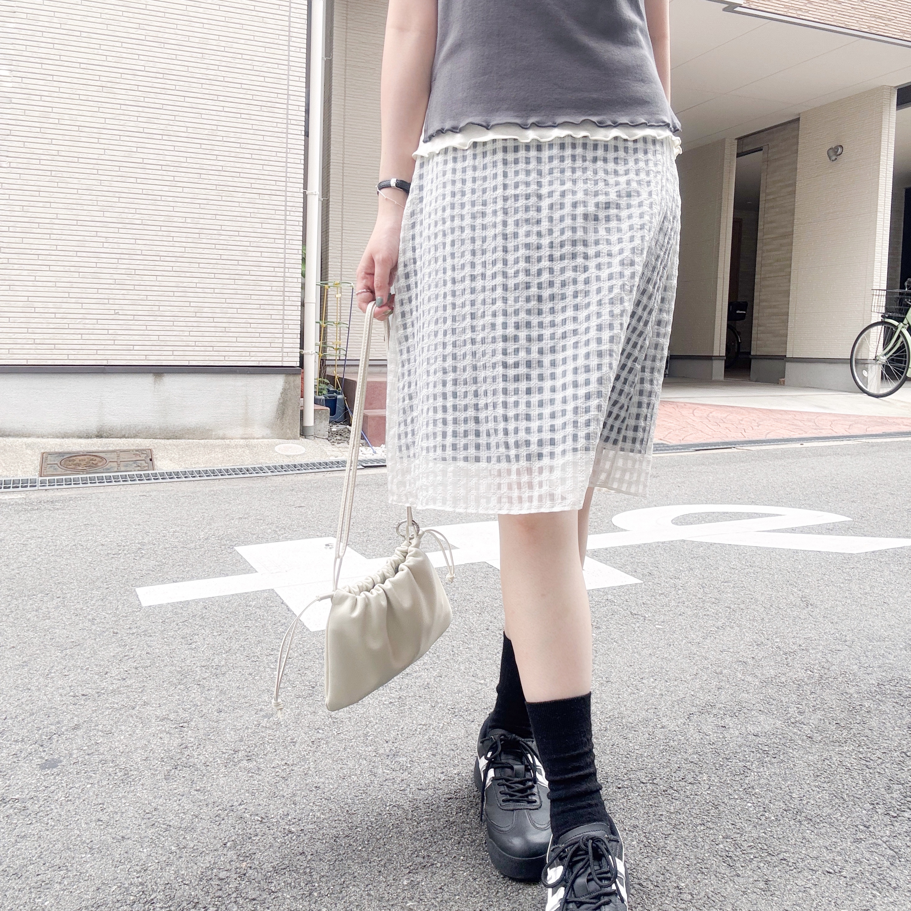 《自家設計》Sesame Waffles skirt