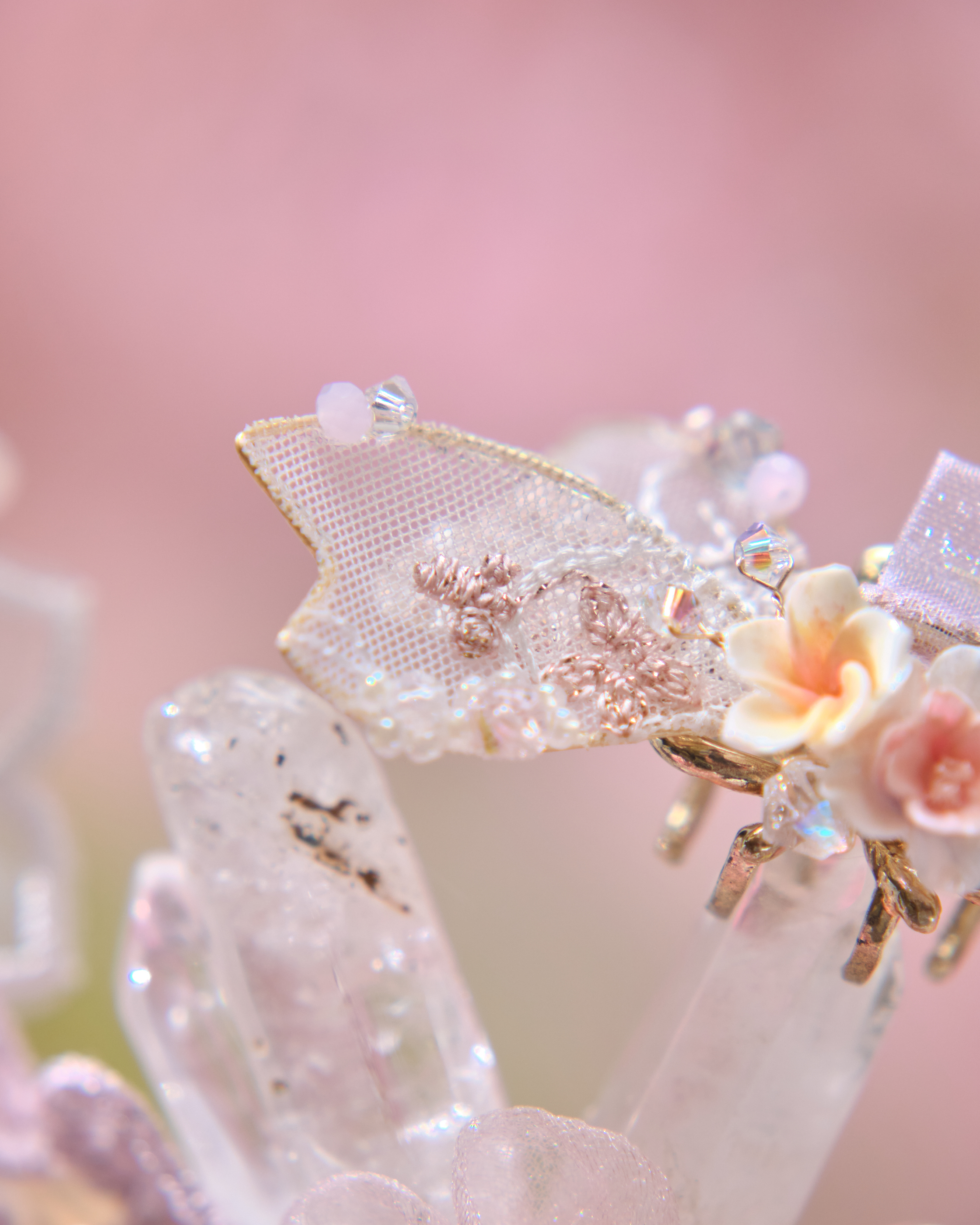 Dreamy Butterfly Lace Bow Hair Clip
