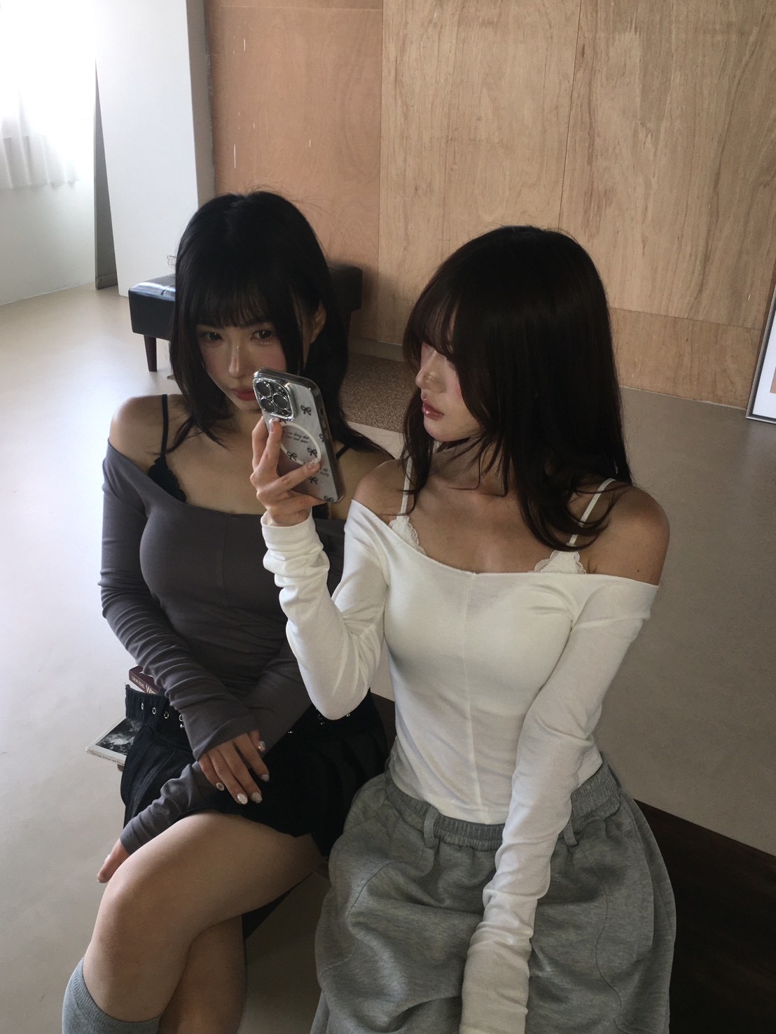 mmb修身剪裁柔軟疊穿長袖上衣