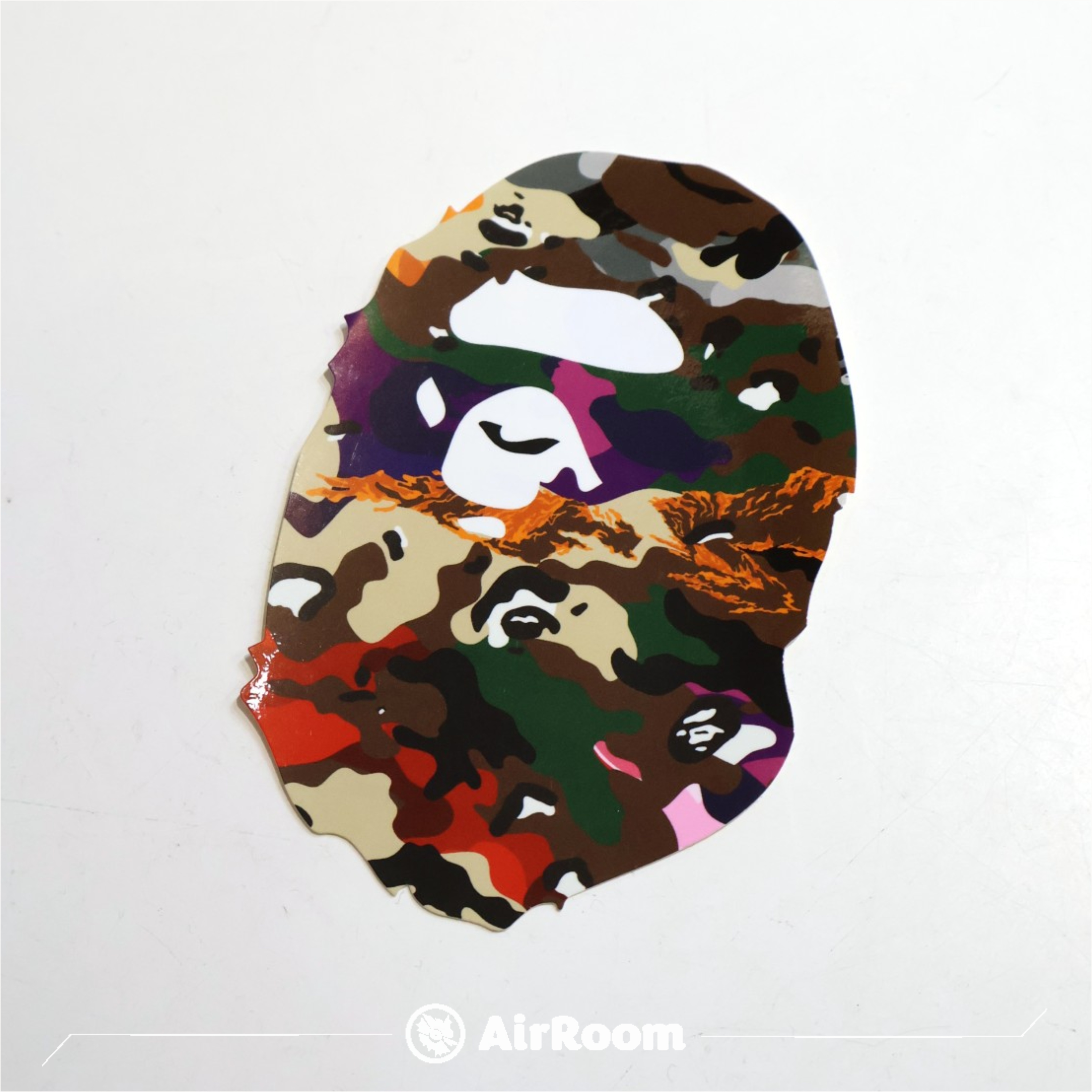 2026SS A BATHING APE BAPE 迷彩 大頭 山脈 貼紙 現貨