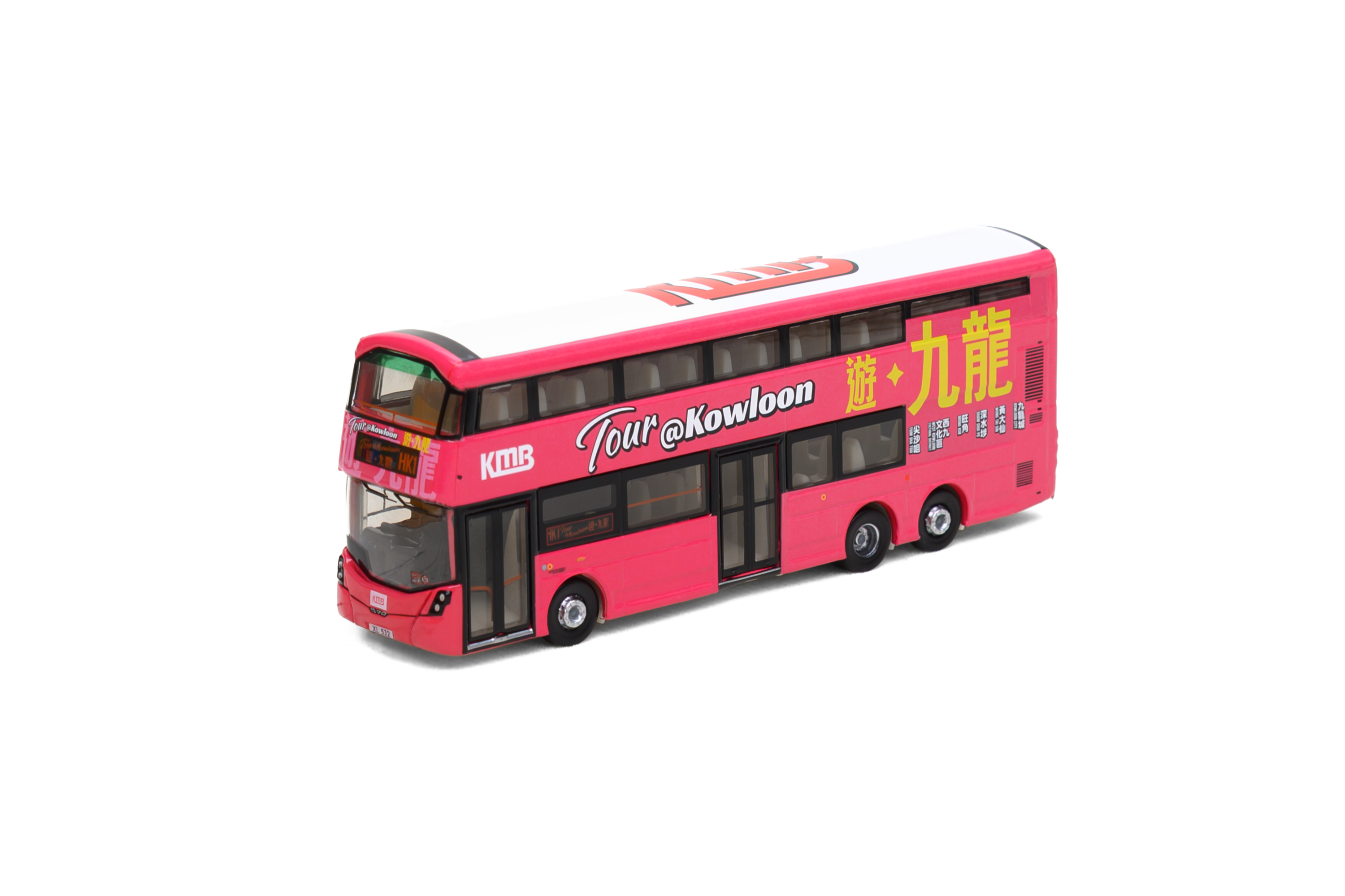Tiny 城市 合金車仔 - 九巴富豪 B8L 遊*九龍(HK1)