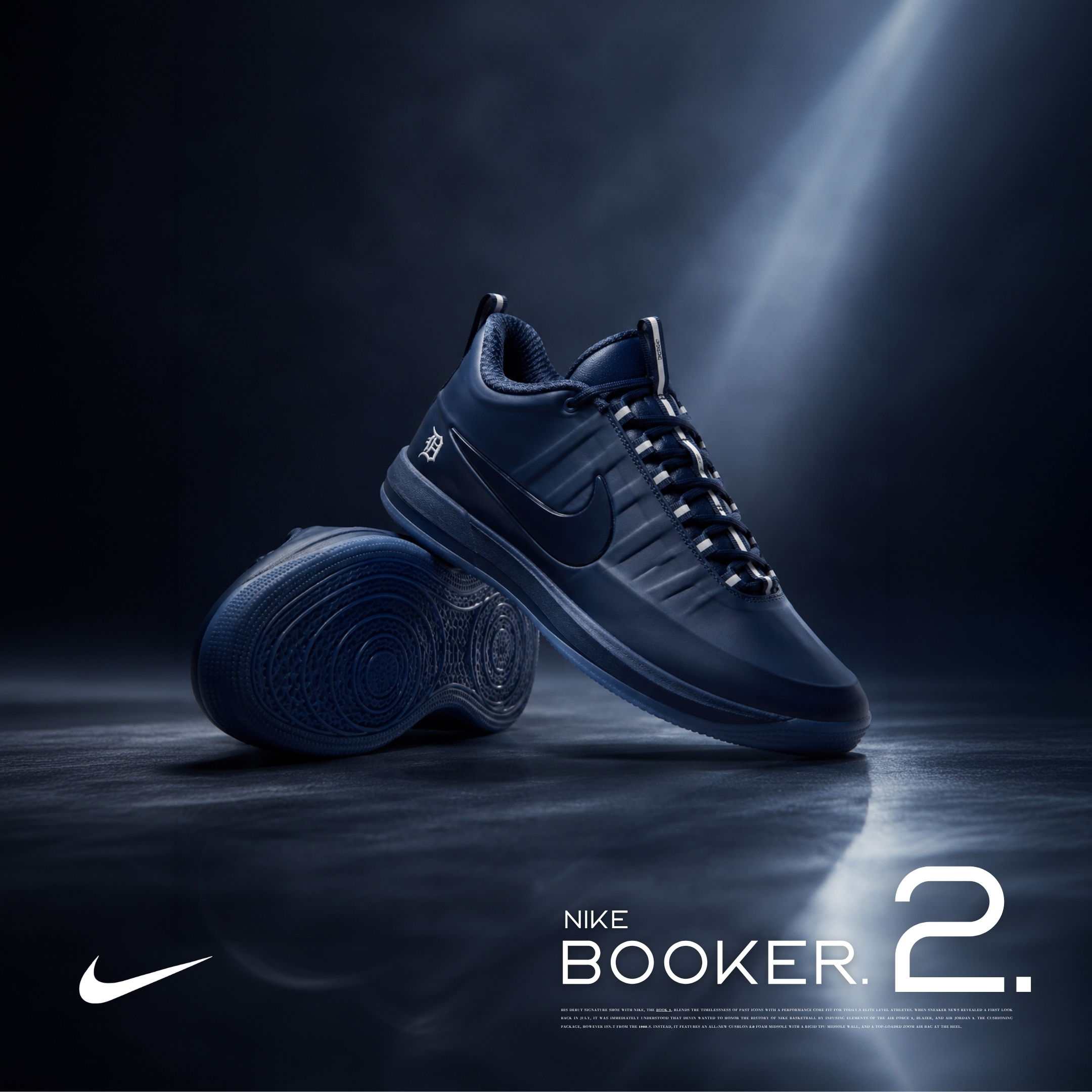 NICEDAY 代購 Nike Book 2 海軍藍 深藍 藍 黑藍 籃球鞋 實戰 IM4668-400