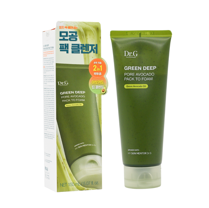 SS260715 - S4-DRG - DR. G牛油果深層潔淨2合1面膜潔面泡150ML EXP:31/7/2028 （買1送1共2件）