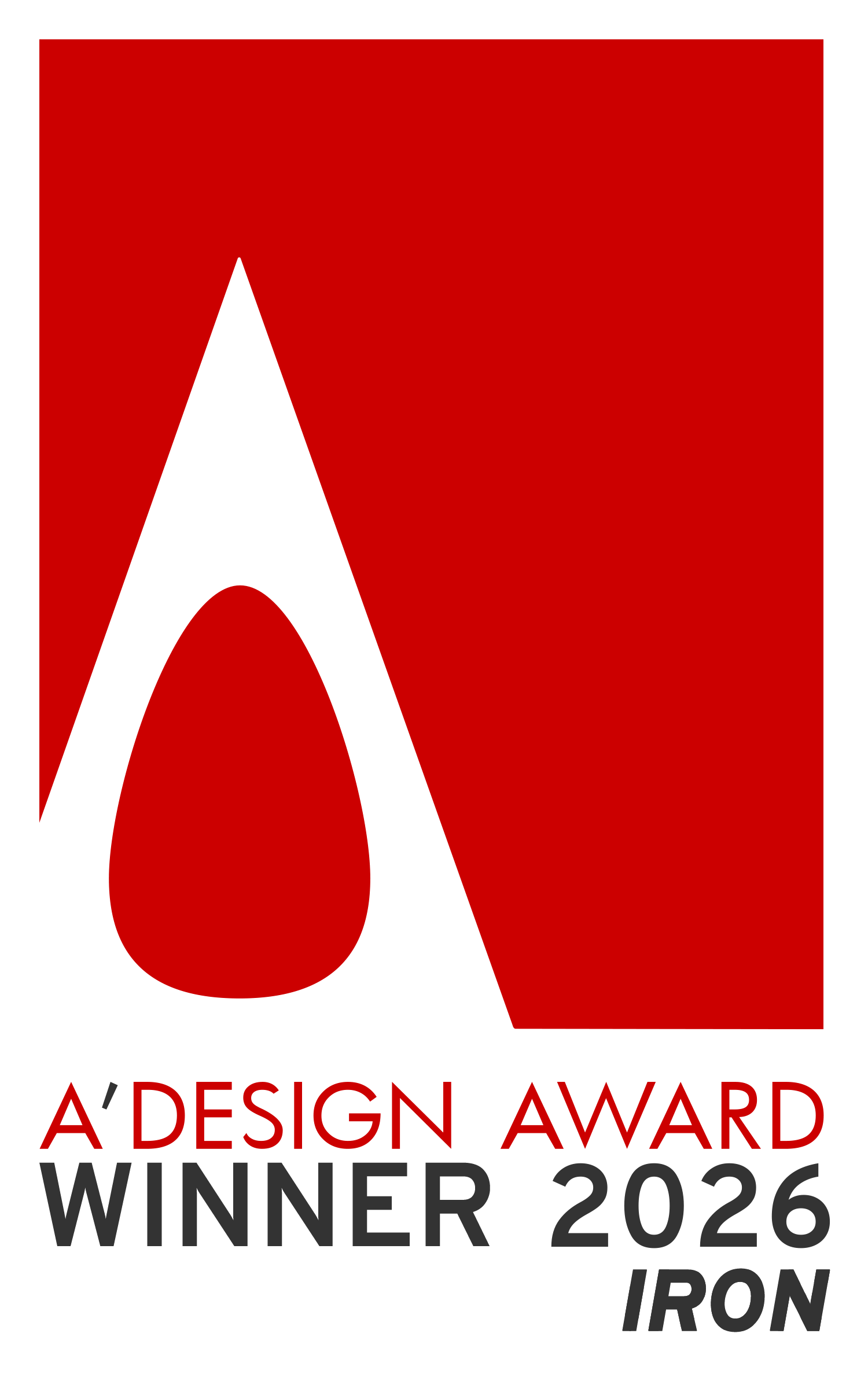 A’ Design Award 2026 Iron Winner