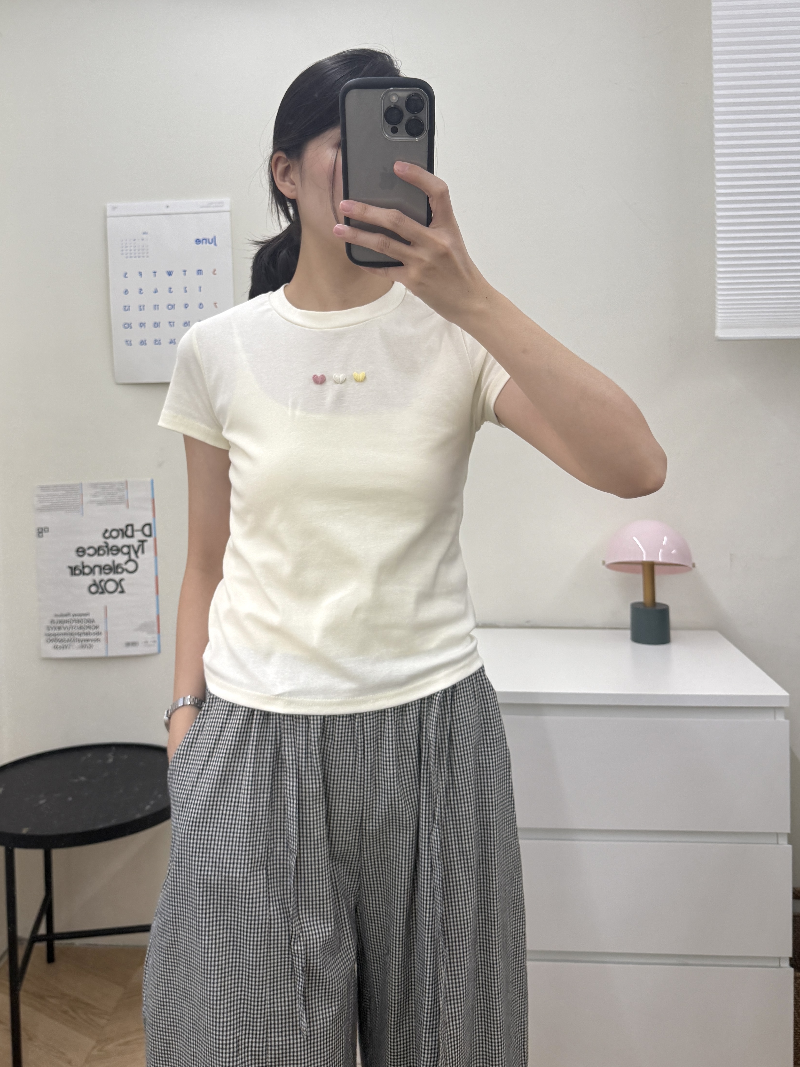 刺繡小愛心T*2色