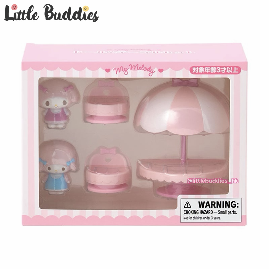 日本 Sanrio 戶外餐桌迷你玩具套裝