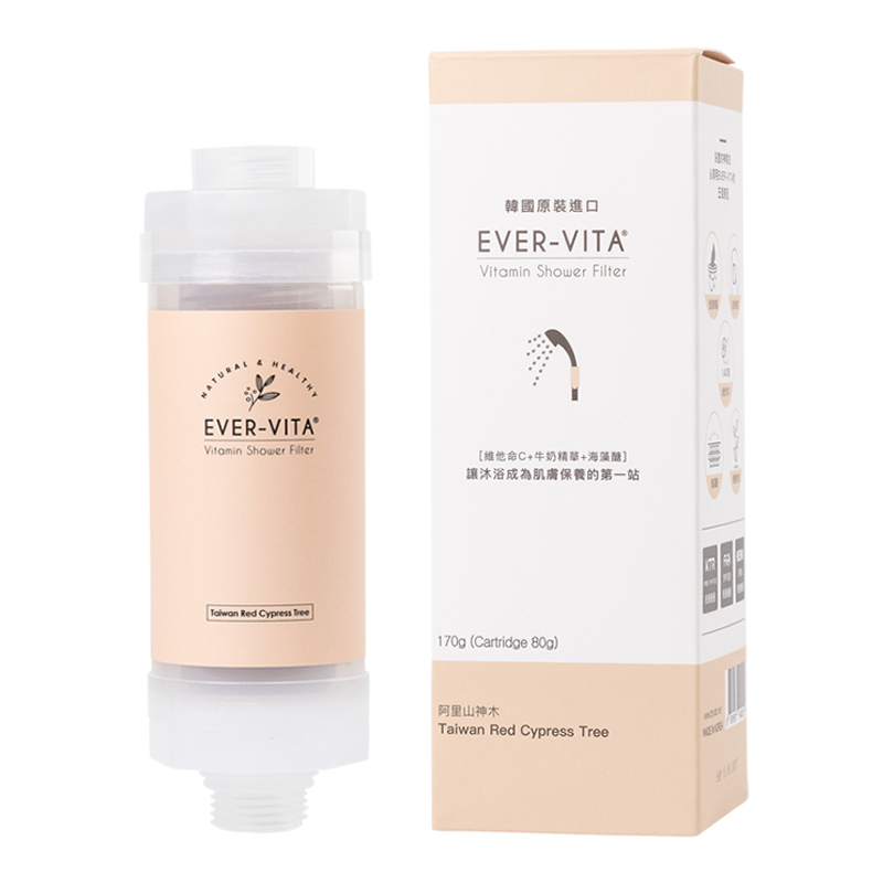 韓國 EVER VITA - 阿里山神木 護膚香氛濾芯（蓮蓬頭除氯淨水）