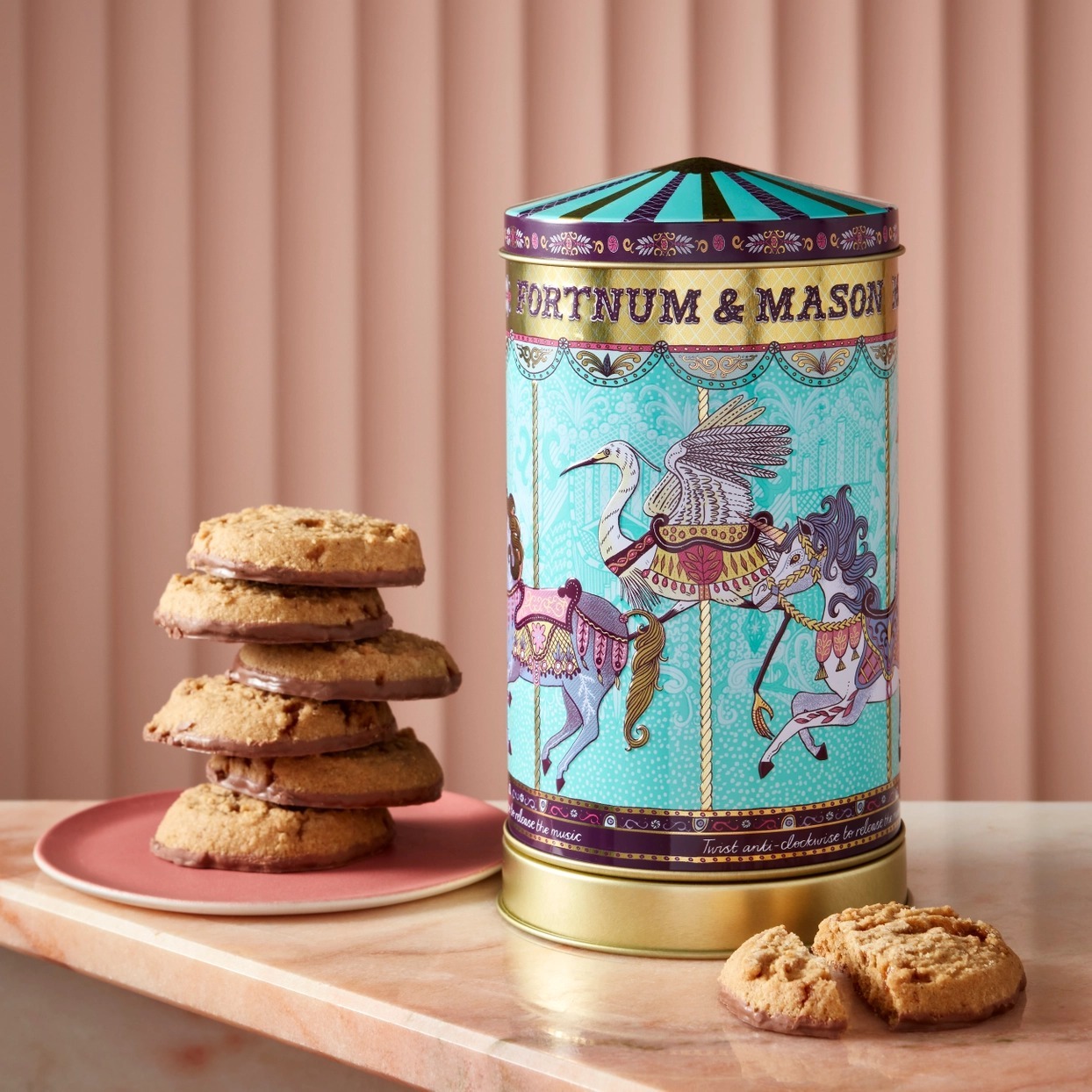 【預購】Fortnum & Mason H0715501 旋轉木馬音樂餅乾