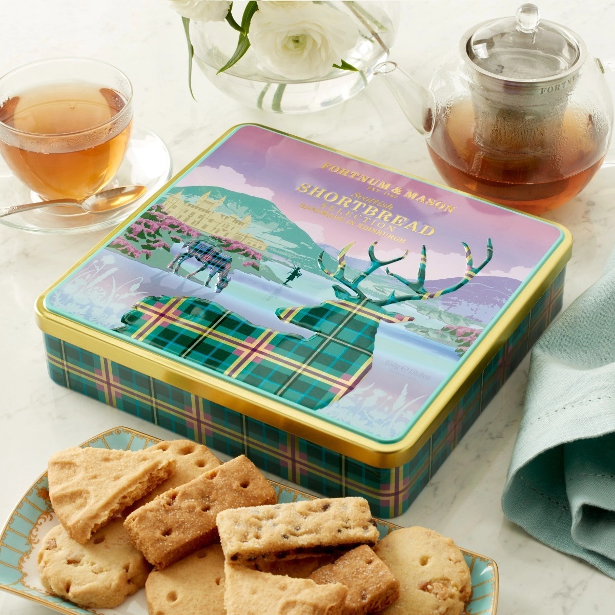 【預購】Fortnum & Mason H0715508 精選酥餅罐裝 650g