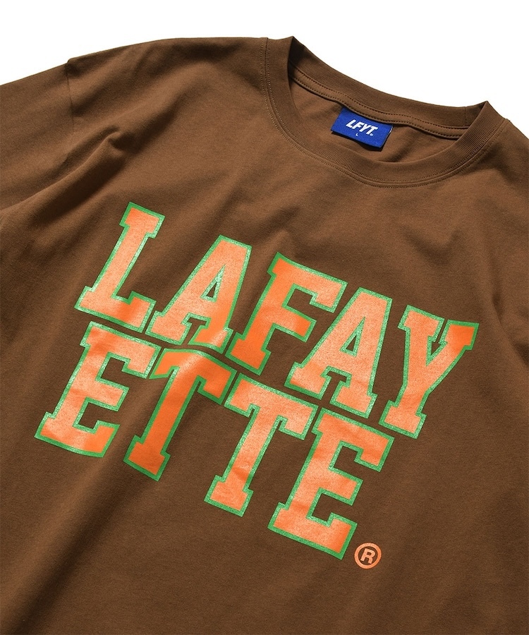 LFYT - LS260108 LINE BREAK TEE - BROWN - Lafayette