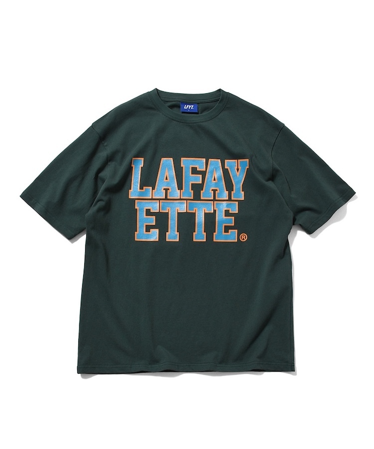 LFYT - LS260108 LINE BREAK TEE - GREEN - Lafayette