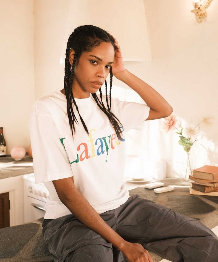 LFYT - LS260110 DIGITAL ICON TEE - WHITE - Lafayette