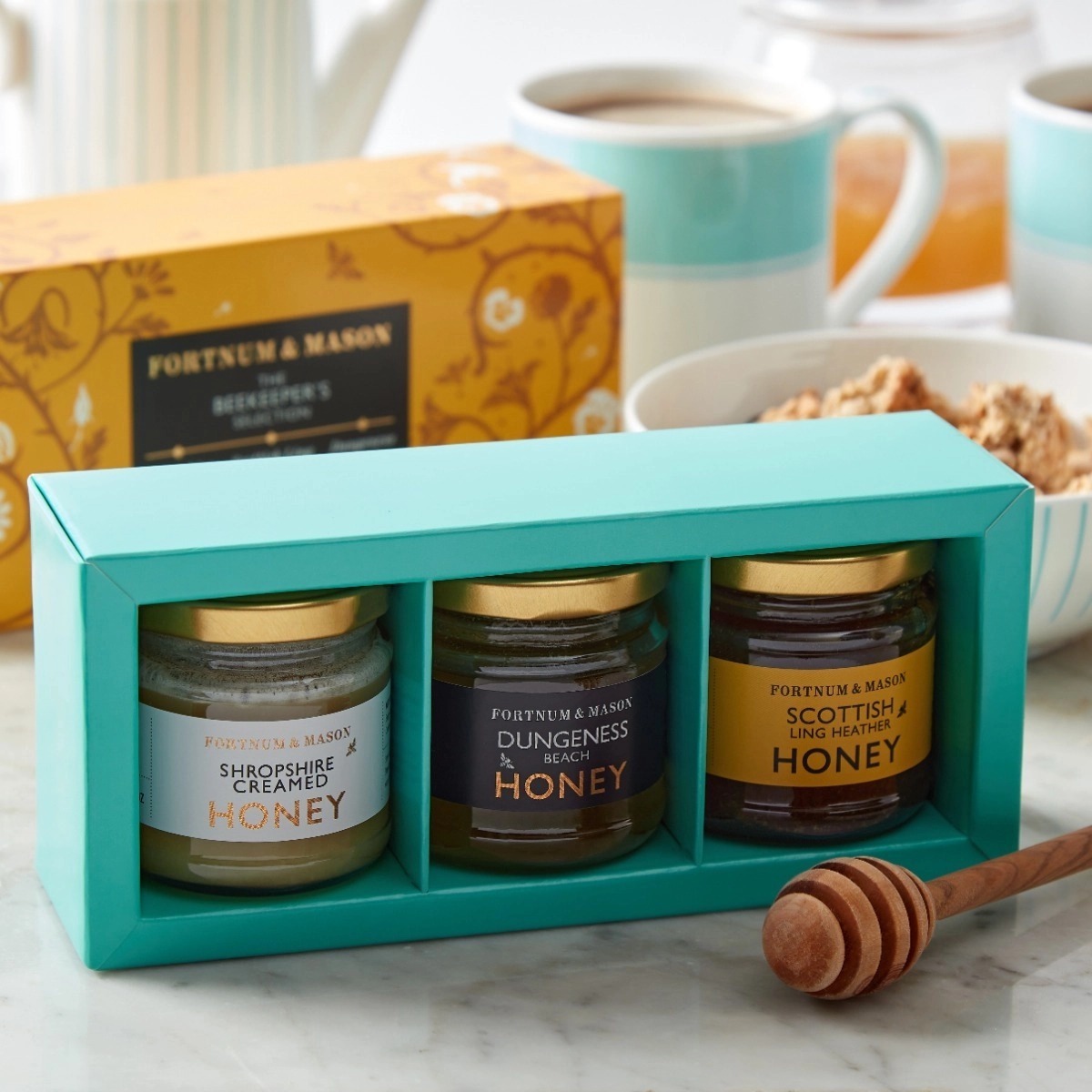 【預購】Fortnum & Mason H0715517 Beekeeper’s 蜂蜜禮盒 3x100g