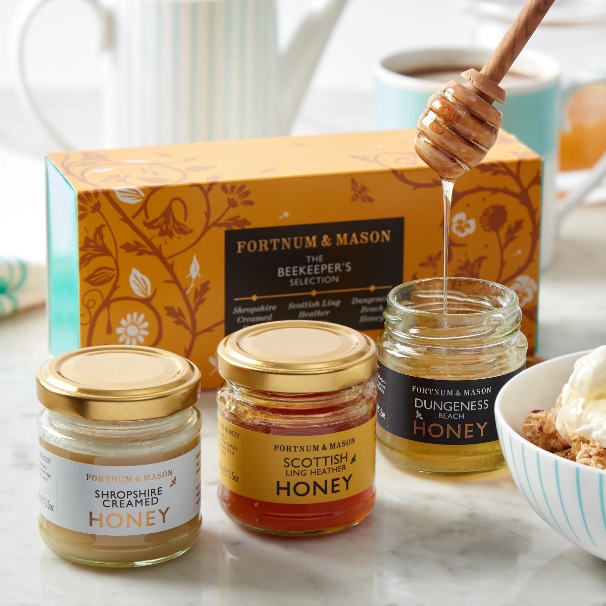 【預購】Fortnum & Mason H0715517 Beekeeper’s 蜂蜜禮盒 3x100g