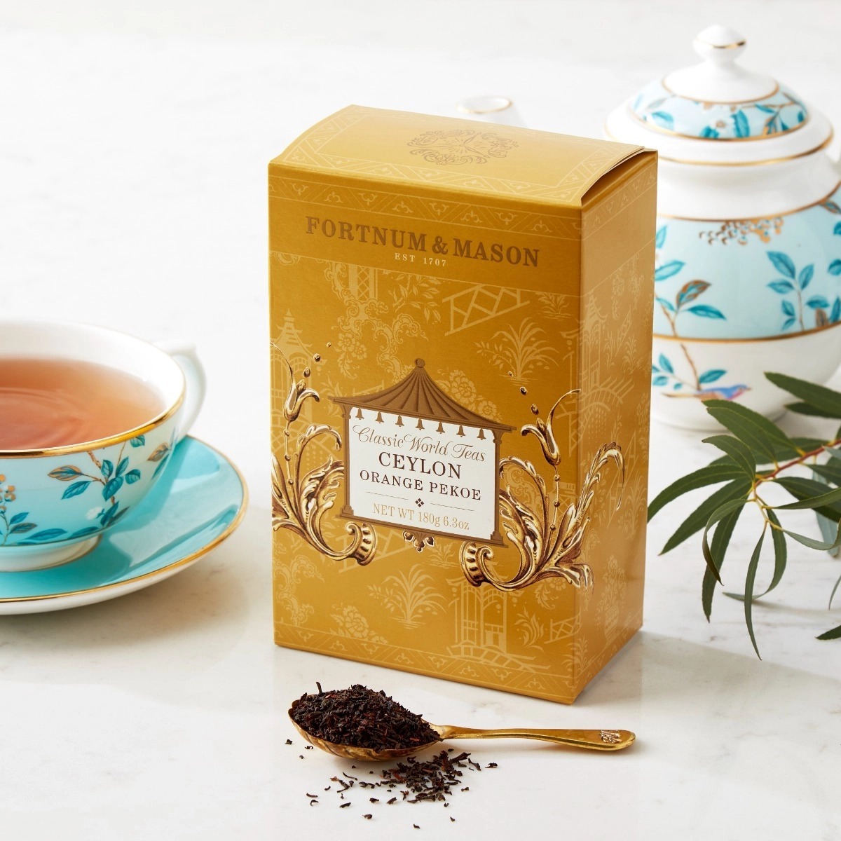 【預購】Fortnum & Mason H0715522 Ceylon Orange Pekoe 錫蘭錫蘭橙黃白毫 180g (散裝紙盒裝)