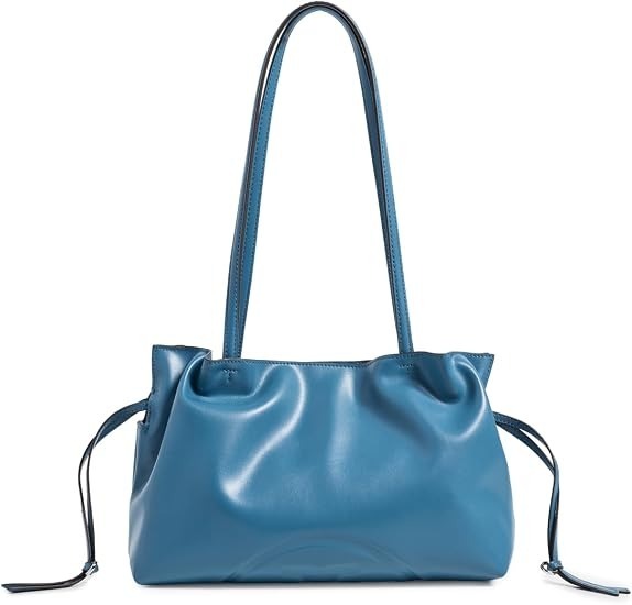 【預購】Tory Burch H0715526 藍色Ella小號抽繩托特包