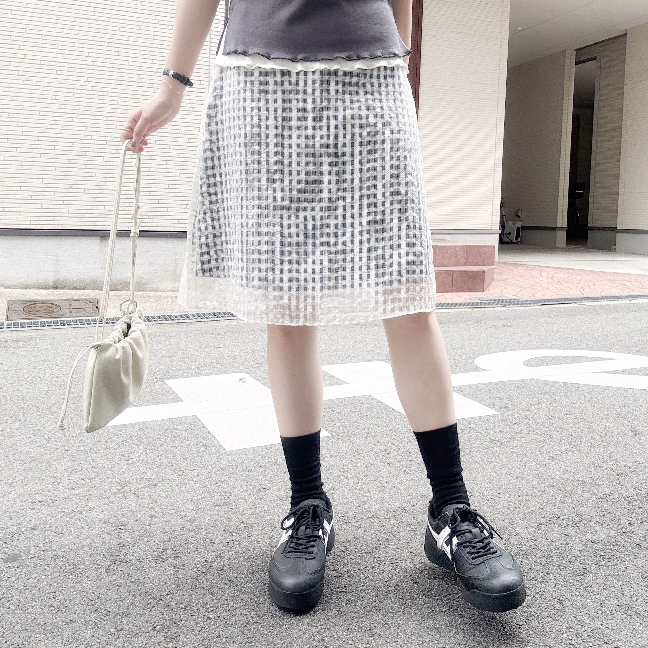 《自家設計》Sesame Waffles skirt