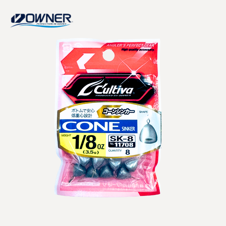 OWNER C'ultiva Bullet Sinker SK-8 倒吊鉛