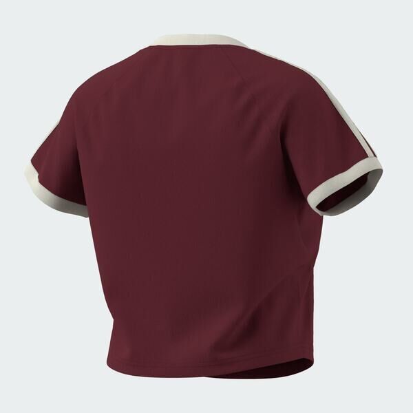 Adidas 愛迪達 Resort S Tee W KX0734 女 T恤 運動上衣 休閒短袖 酒紅 亞版 短版