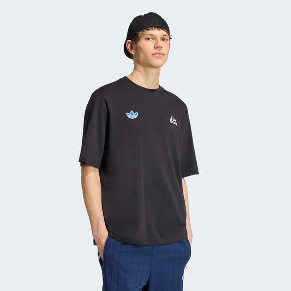 Adidas 愛迪達 Big Cb Os Tee IA4539 男 T恤 運動上衣 休閒短袖 黑 亞版 純棉