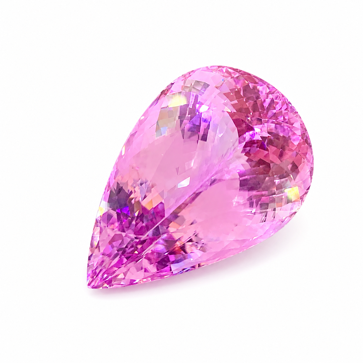 Purple Mist Dewdrop | Pear-Shaped Pink-Purple Kunzite