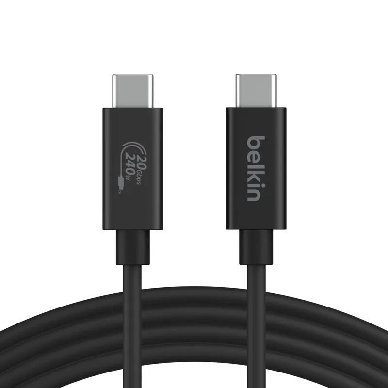 Belkin Connect USB4 Cable 240W/20Gbps (1.2m - 2m)