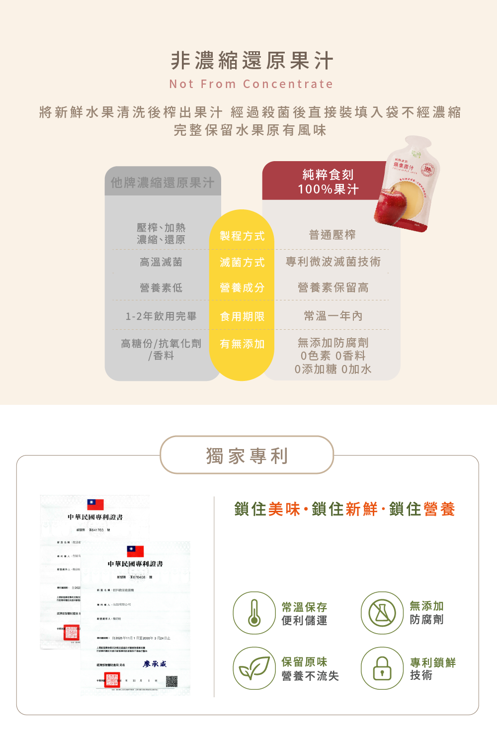 純粹食刻-100%蘋果汁