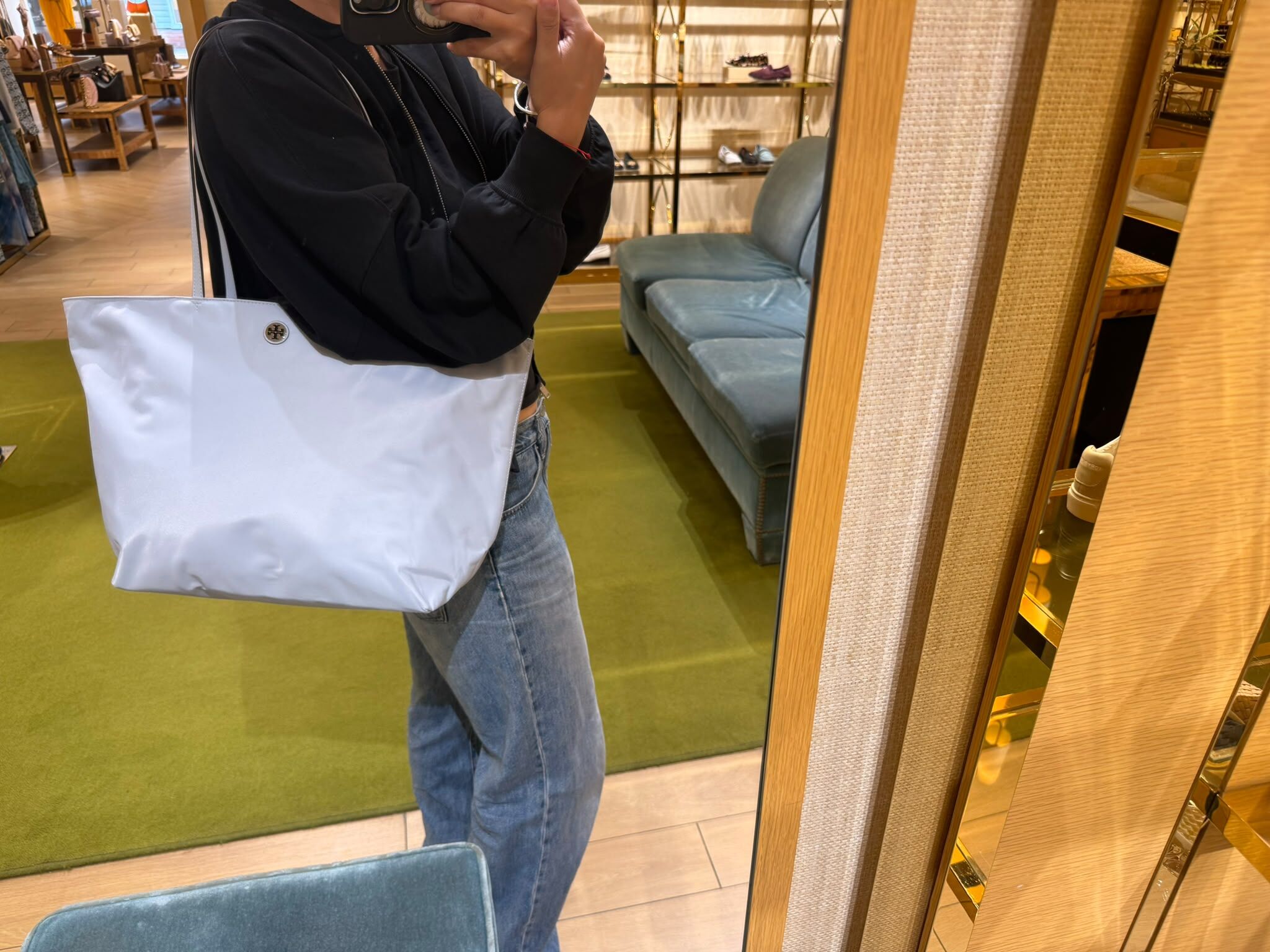 LYS02079 Tory Burch Ella 尼龍輕身大Tote Bag