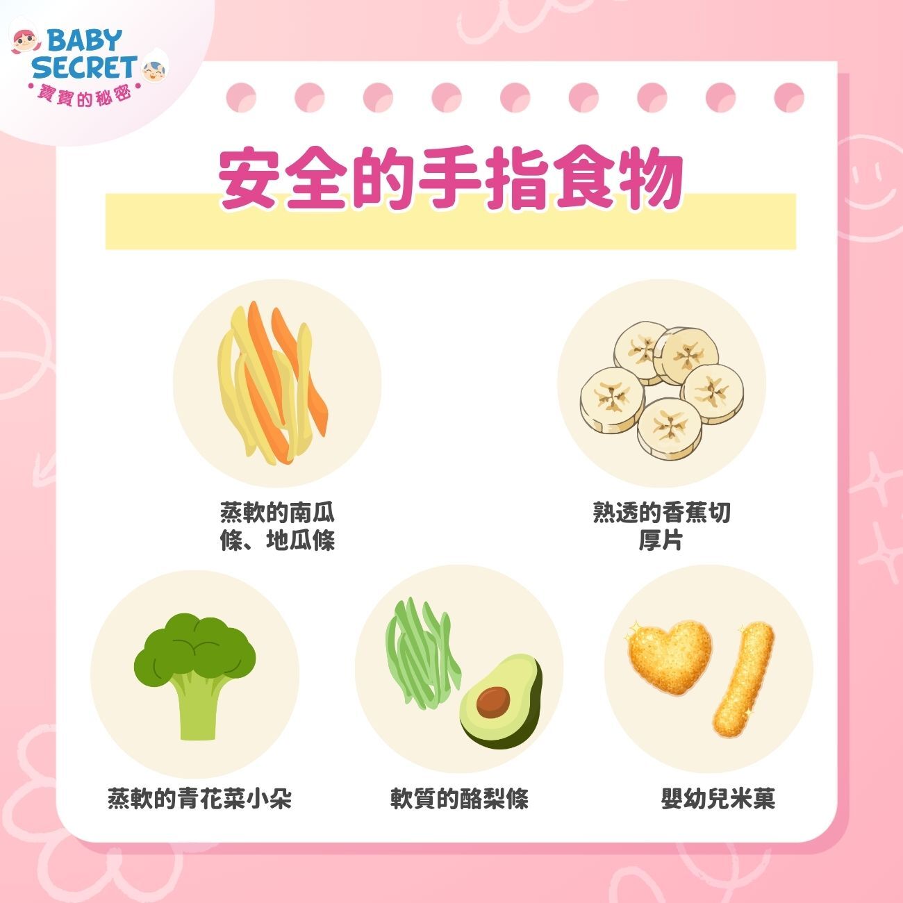 安全的手指食物這樣選
