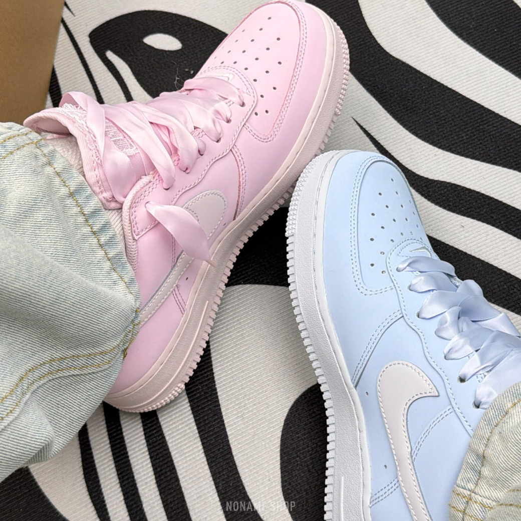 NIKE AIR FORCE 1 AF1 Retro Premium 馬卡龍 三色 (女款)