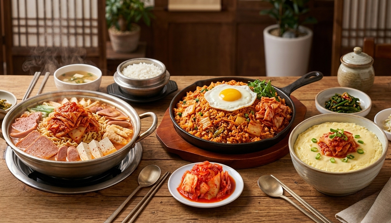 協發行韓式泡菜搭配經典泡菜炒飯、泡菜火鍋與高蛋白豆腐蒸蛋的3款懶人食譜推薦
