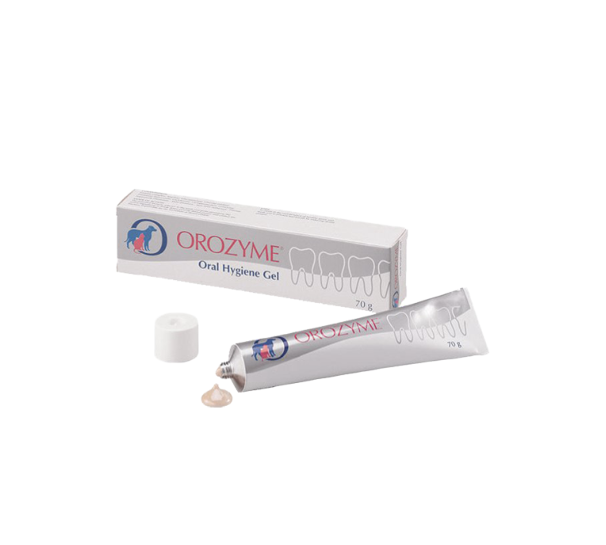 Ecuphar科盾 - Orozyme護齒凝膠連牙刷套Oral Hygiene Gel (適合貓狗) 70G