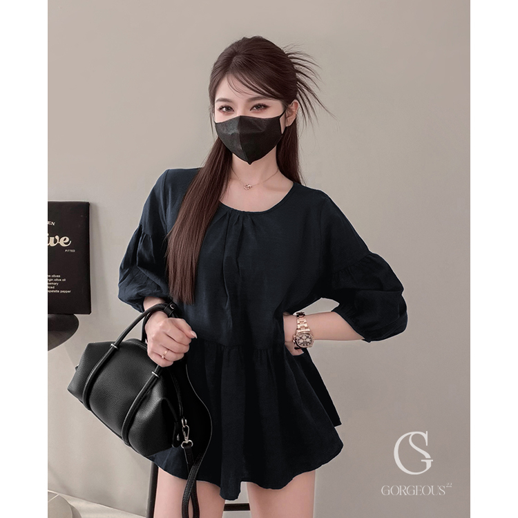 M124 現貨「棉麻Lady One洋裝」