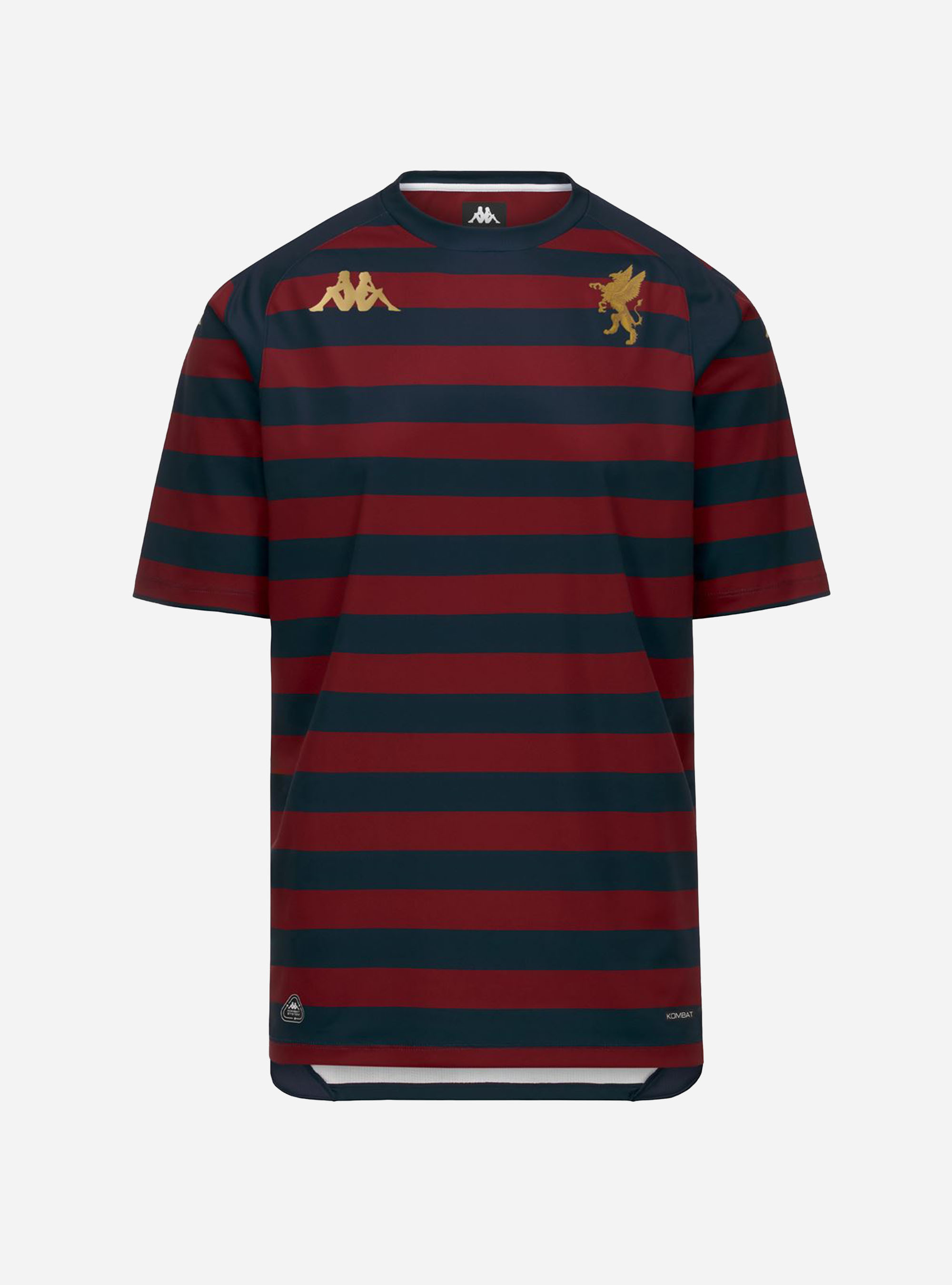 熱那亞 GENOA 條紋修身短袖T-SHIRT-沒有資料